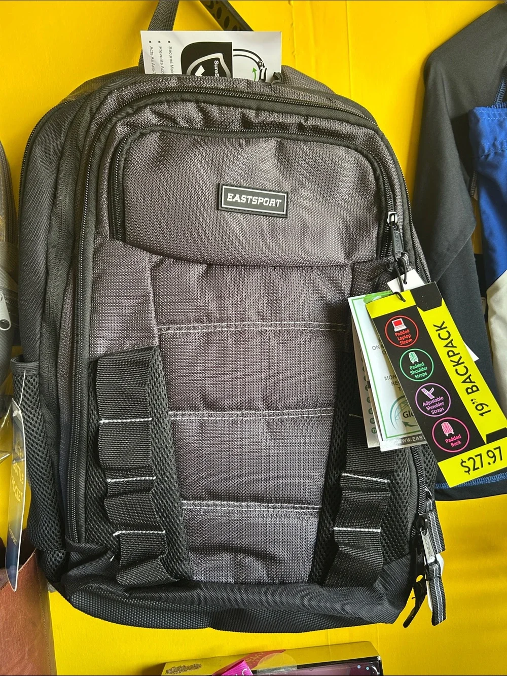 Eastsport Men's Gray Everyday Backpack
